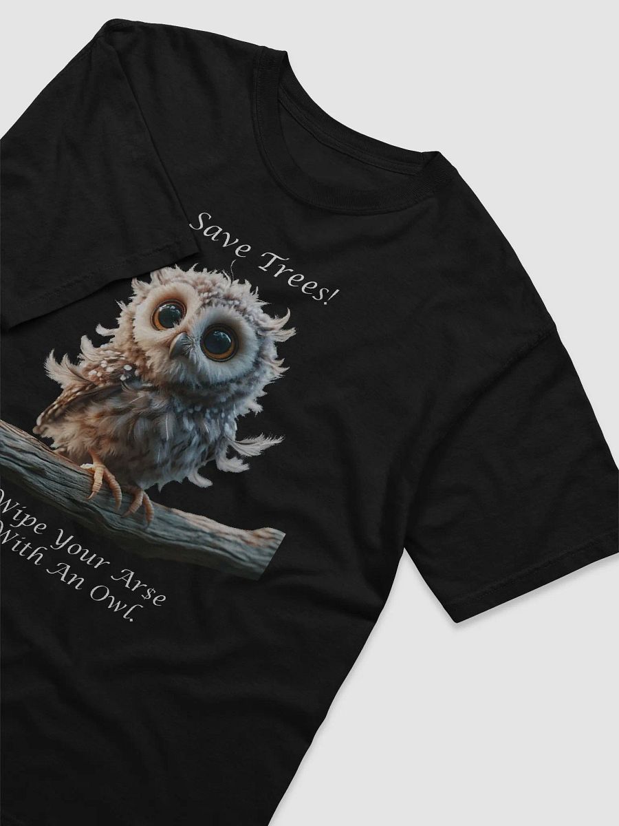 "Save Trees" #Humorous Heavyweight Black T-Shirt product image (3)