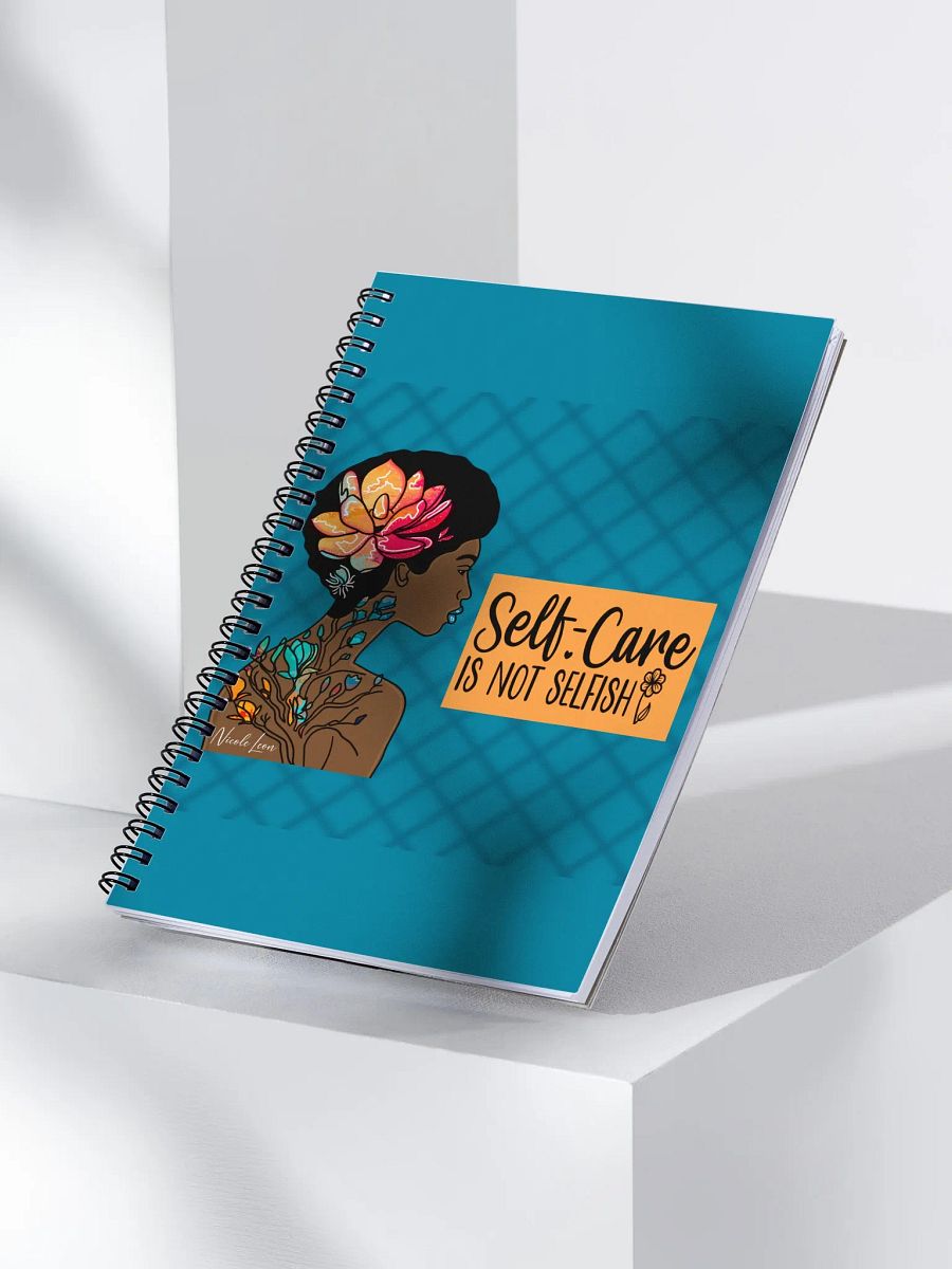 Floral Self-Care Spiral Notebook product image (3)