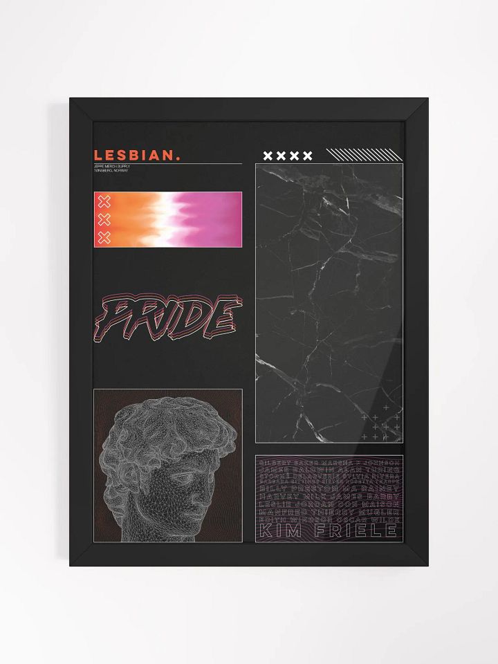 Lesbian Pride Framed Poster product image (2)