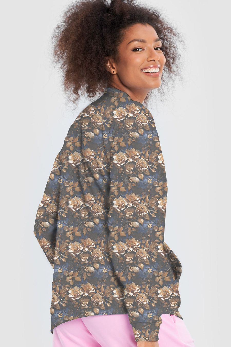 Funny Mom Floral All Over Print Jacket product image (2)