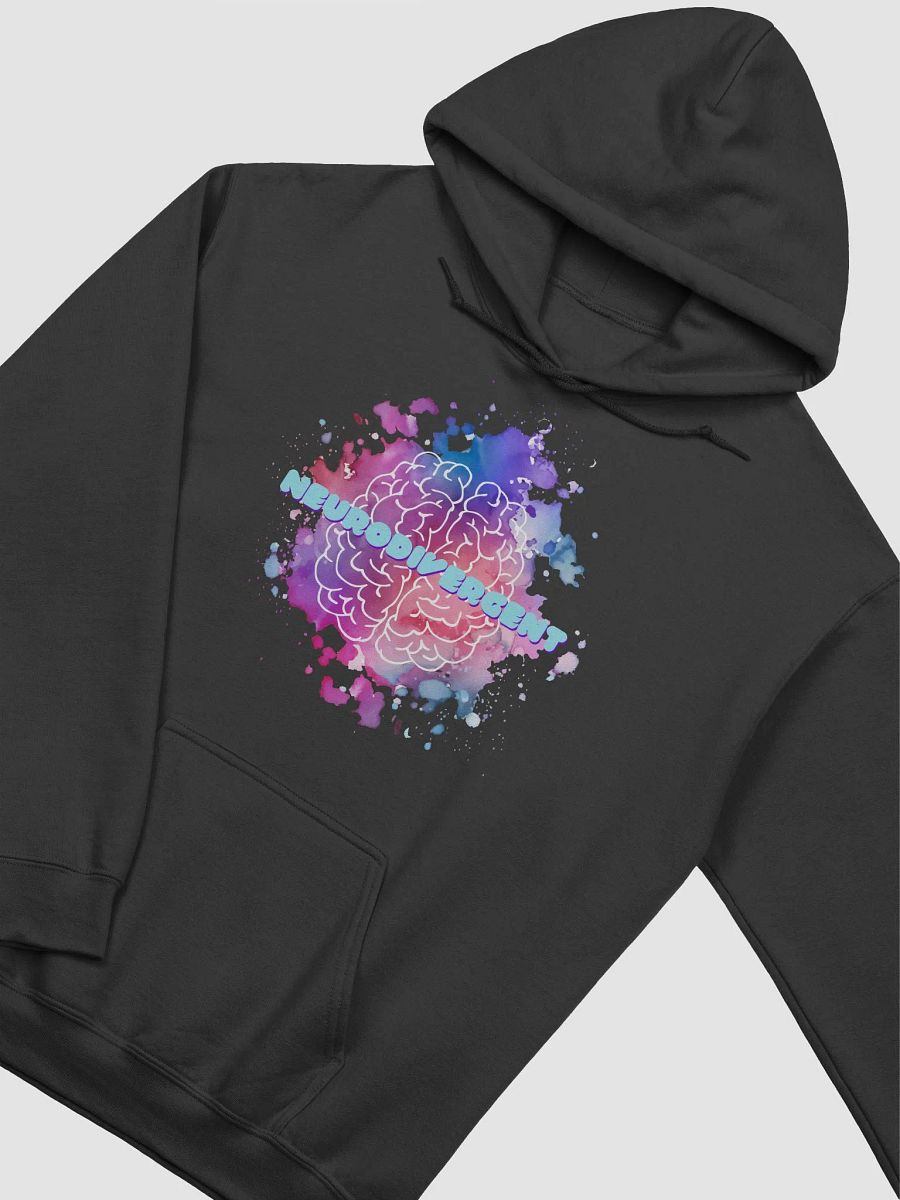 NeuroDivergent Retro Paint Splatter Brain Classic Unisex Hoodie product image (25)