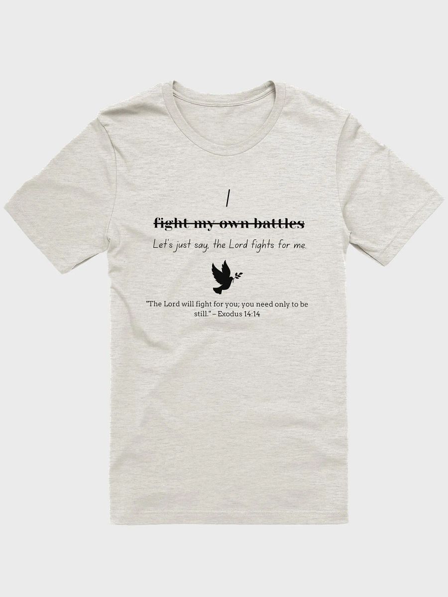The Lord Fights for Me - Faith Tee product image (4)