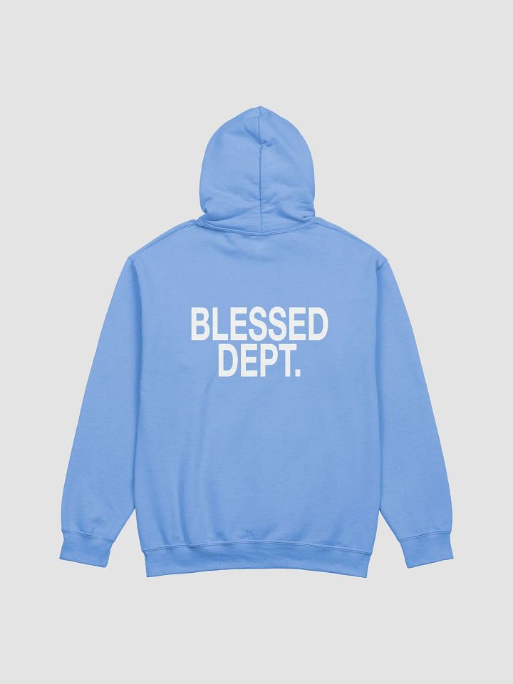 Blessed Dept. White Font Hoodie product image (2)