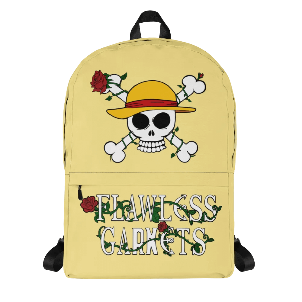 Flawless Garnets ONE PIECE Backpack Yellow product image (3)