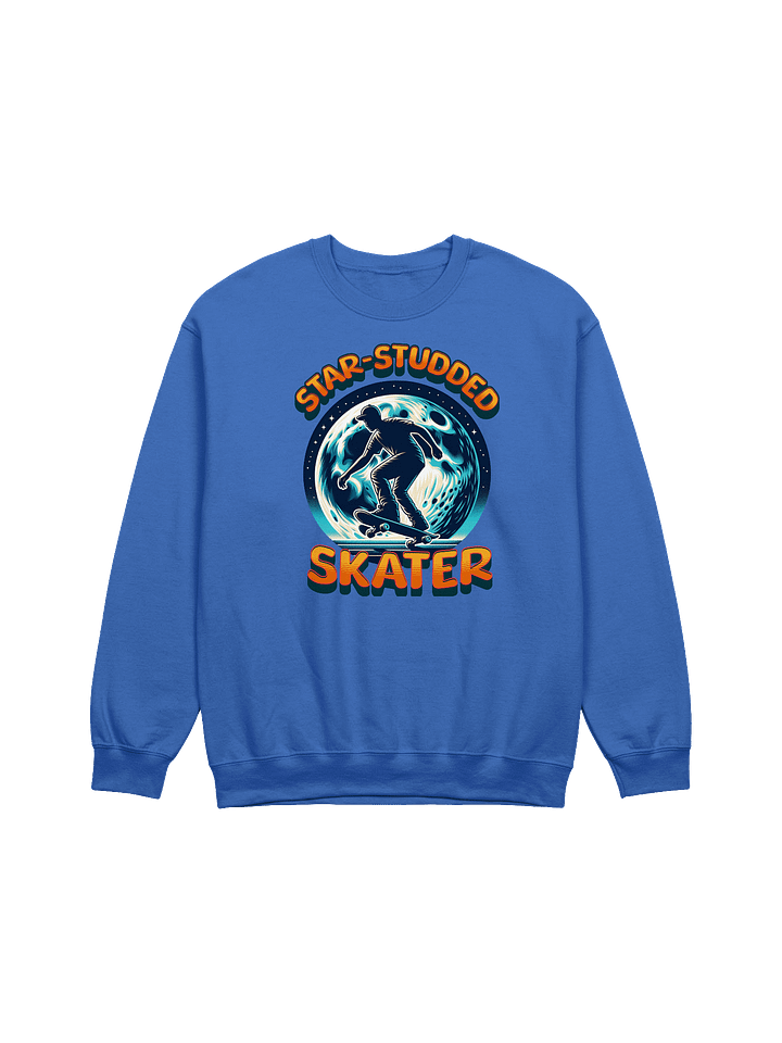 Star-Studded Skater Crewneck Sweatshirt product image (9)