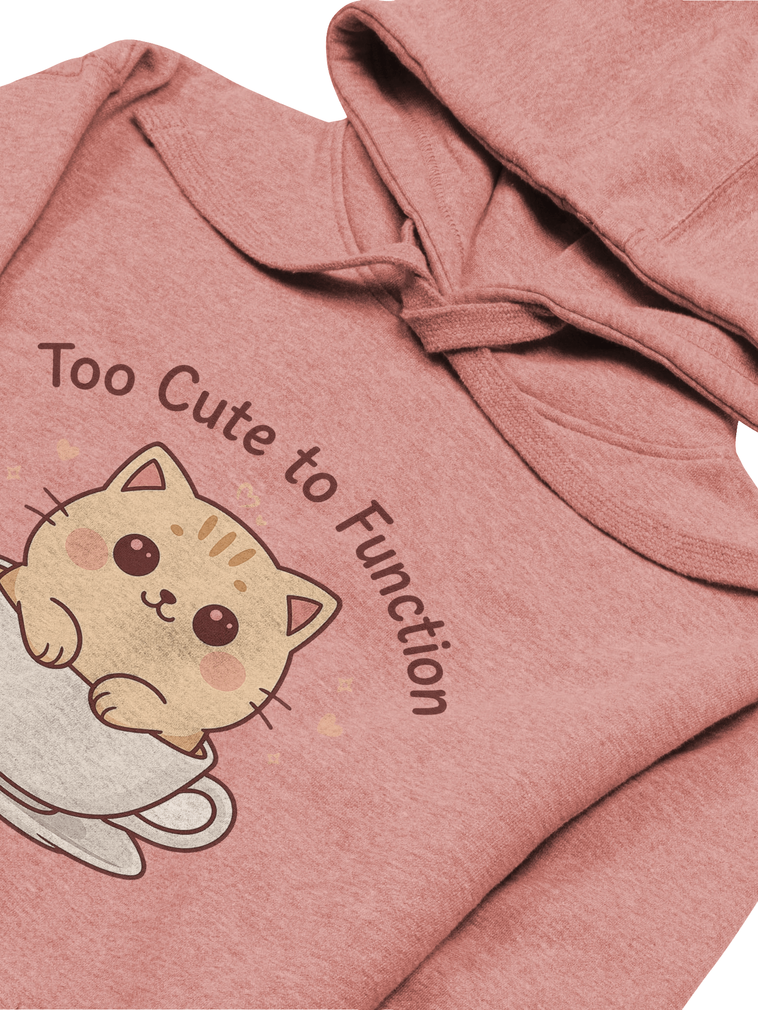 💕 Too Cute to Function Hoodie product image (11)