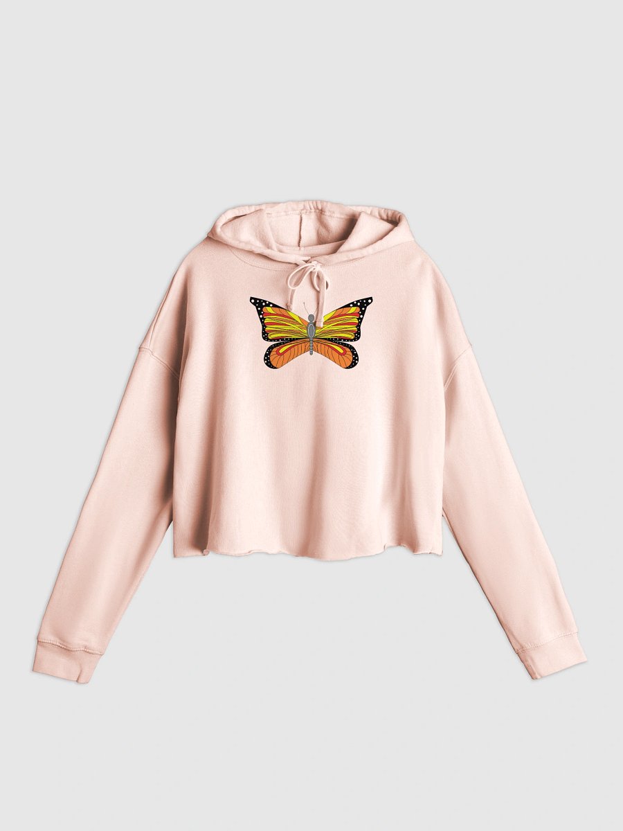 Vibrant Wings Cropped Hoodie product image (4)
