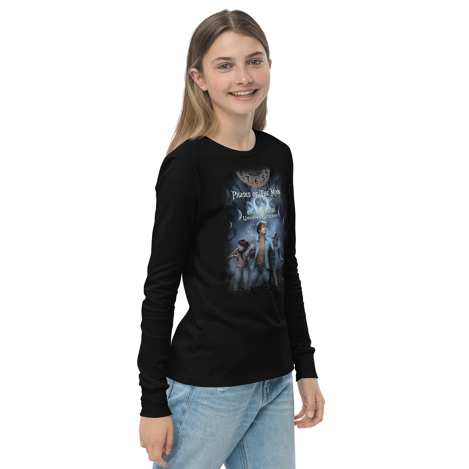 Phases of the Moon - Youth Long Sleeve T-Shirt product image (4)