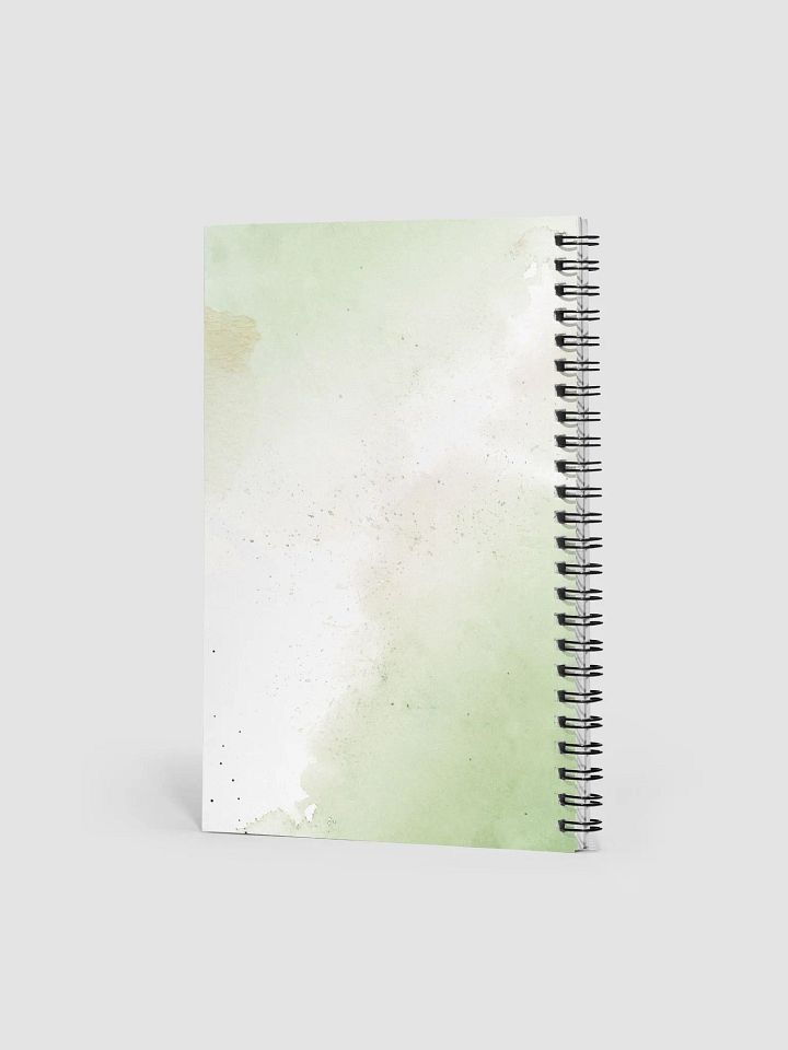 Serene Leaf Spiral Notebook product image (2)