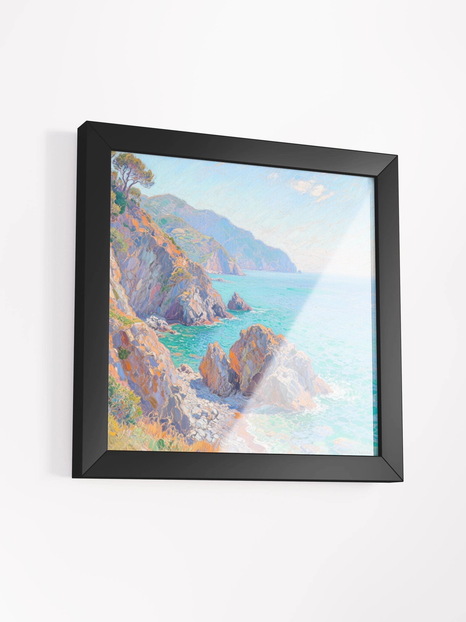 Monterosso al Mare Coastline - Framed Poster product image (3)