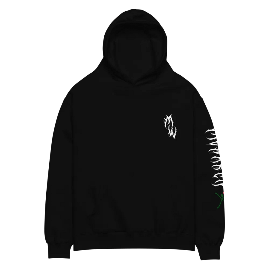 Oversized Printed MW Gothic Hoodie product image (2)