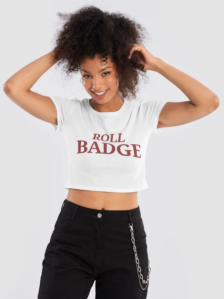 roll badge baby tee product image (9)