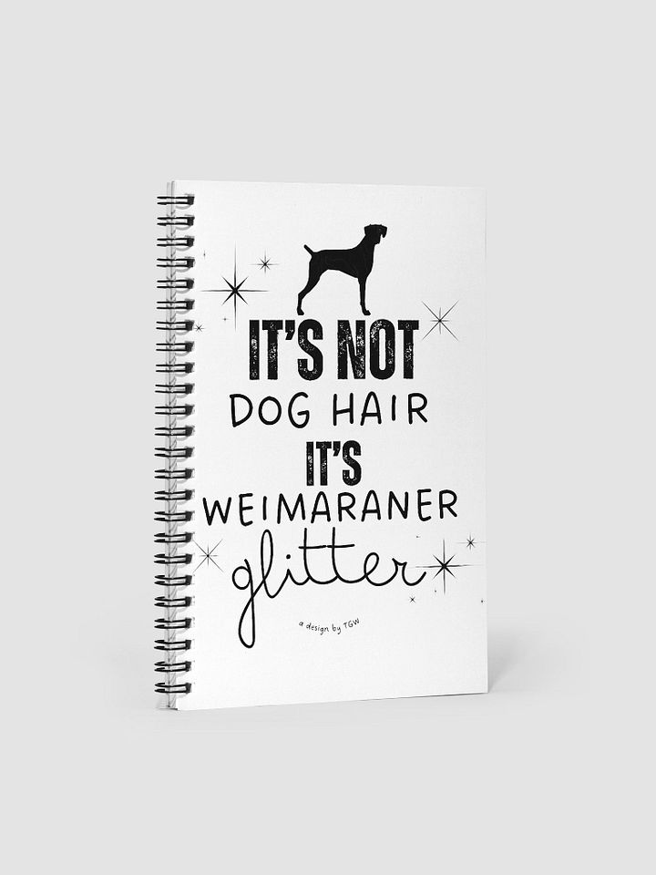 Weim Glitter - Spiral Notebook product image (2)