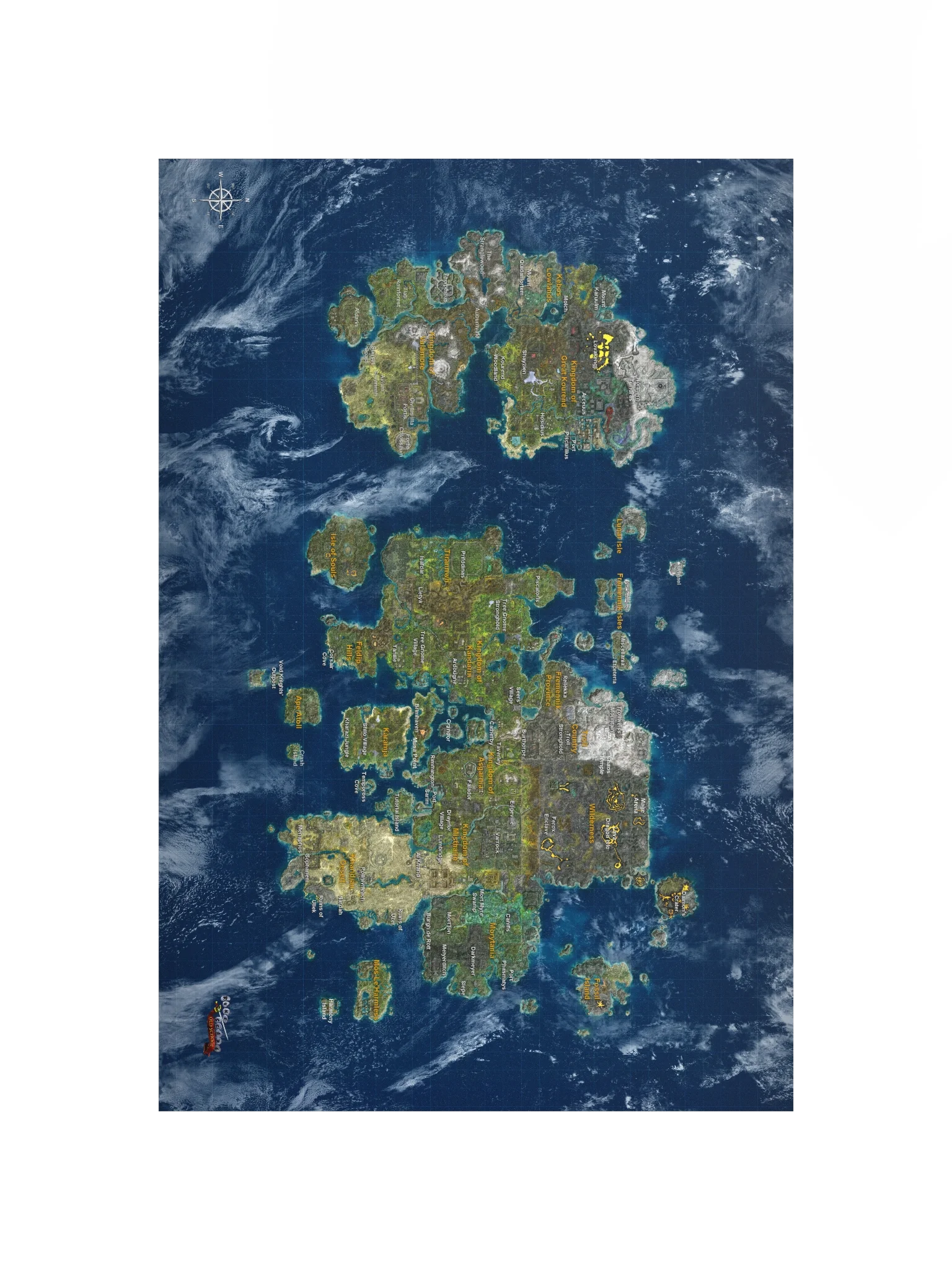 OSRS World Map Poster product image (4)