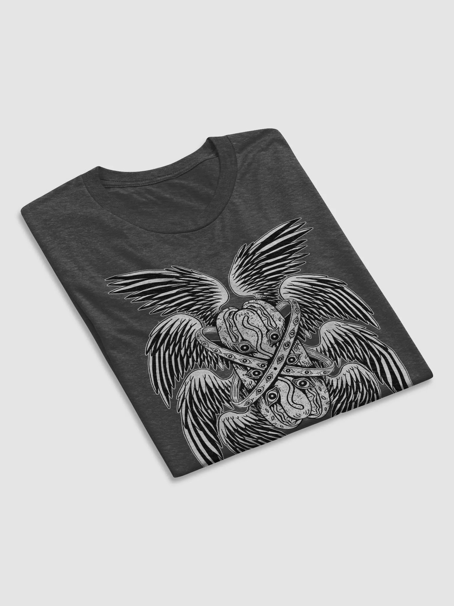 Biblically Accurate Hotdog Triblend Shirt product image (7)