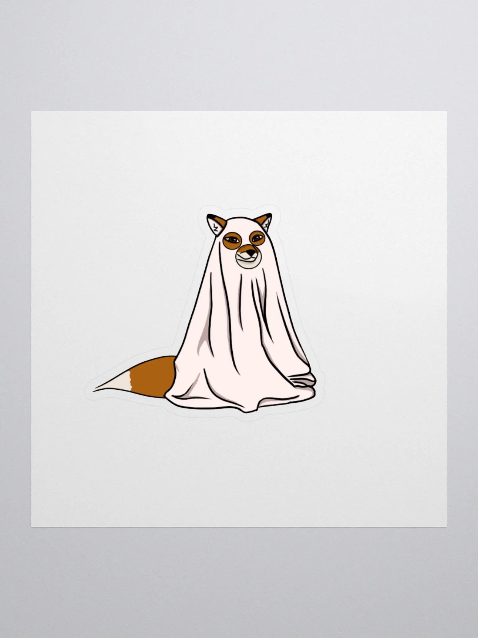 Ghost Fox Sticker product image (1)