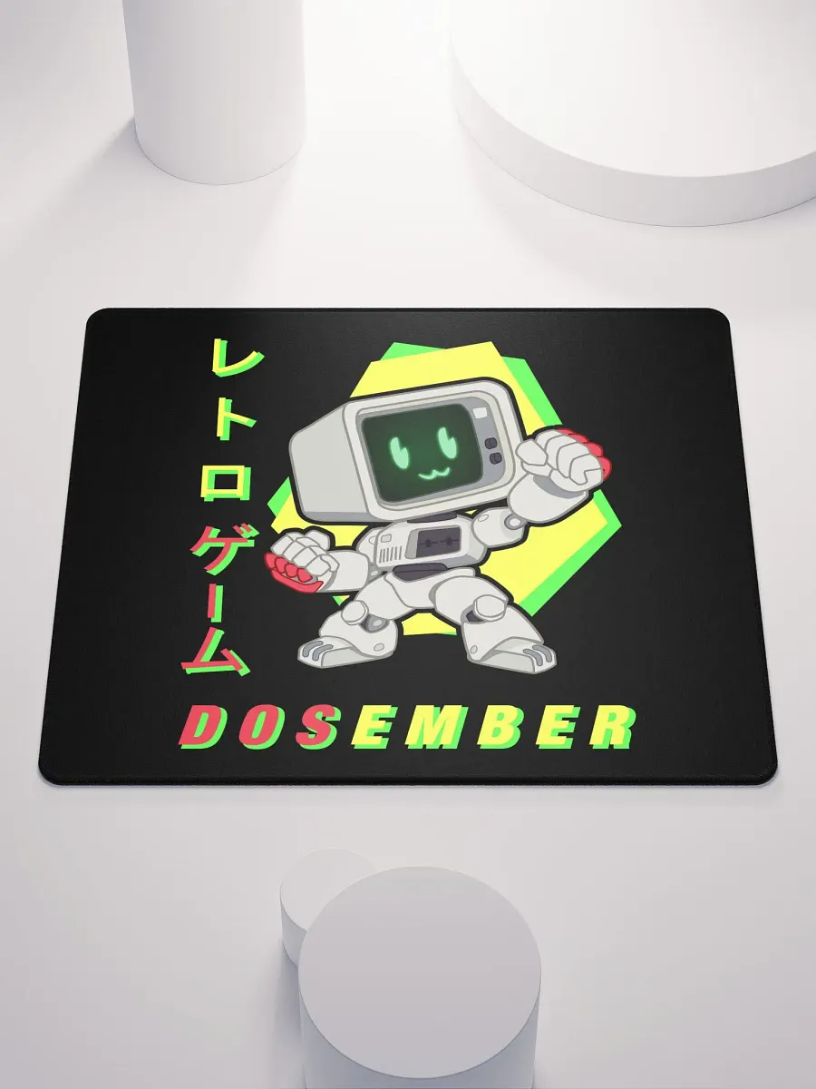 Dosember 2024 Mouse Pad CGA (green-yello-red) product image (1)
