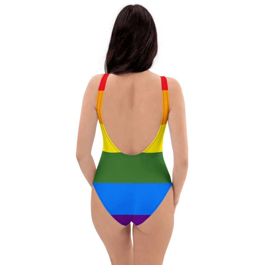 Rainbow Stripes All-Over Swimsuit product image (5)