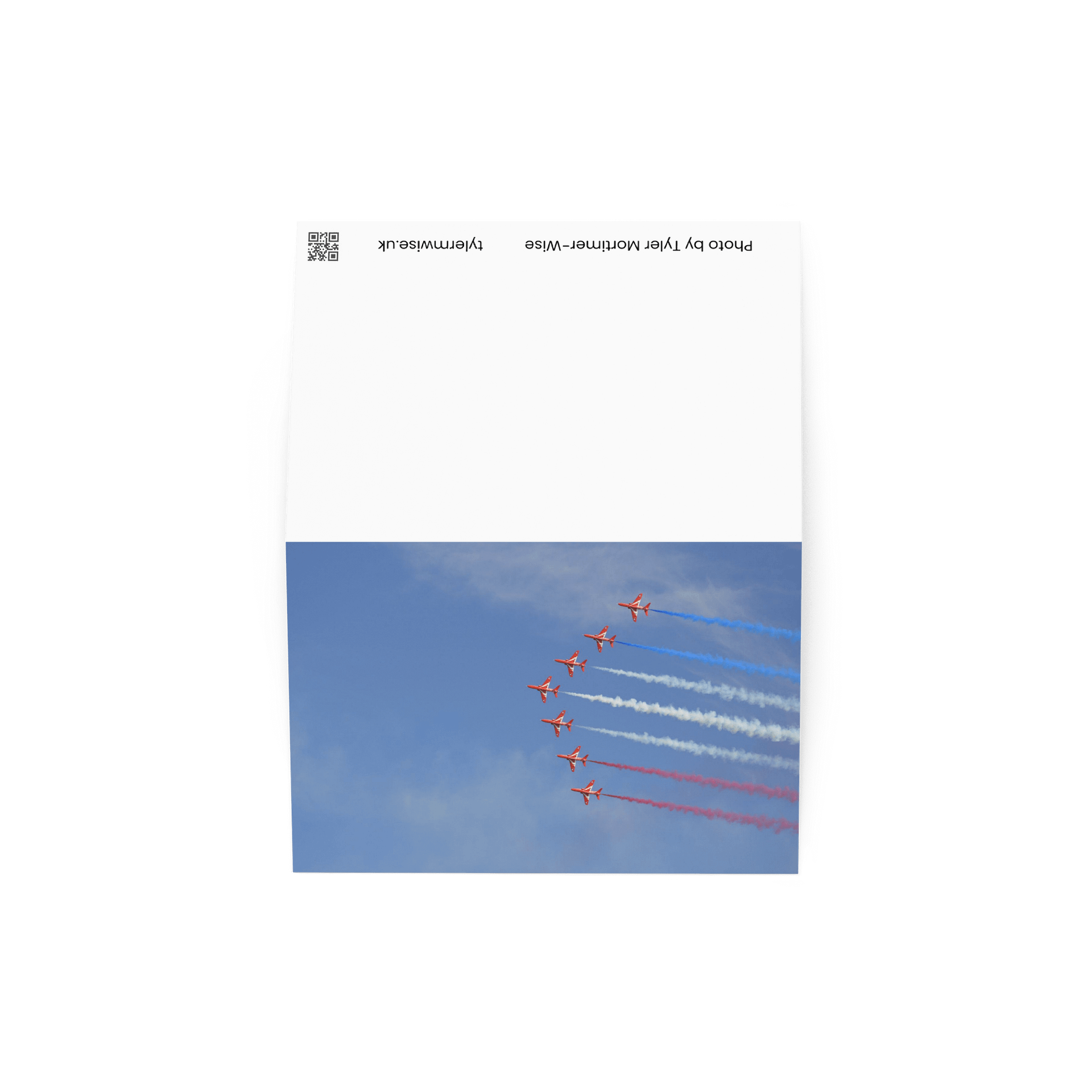 Red Arrows Fly Over (Greeting Card) product image (3)