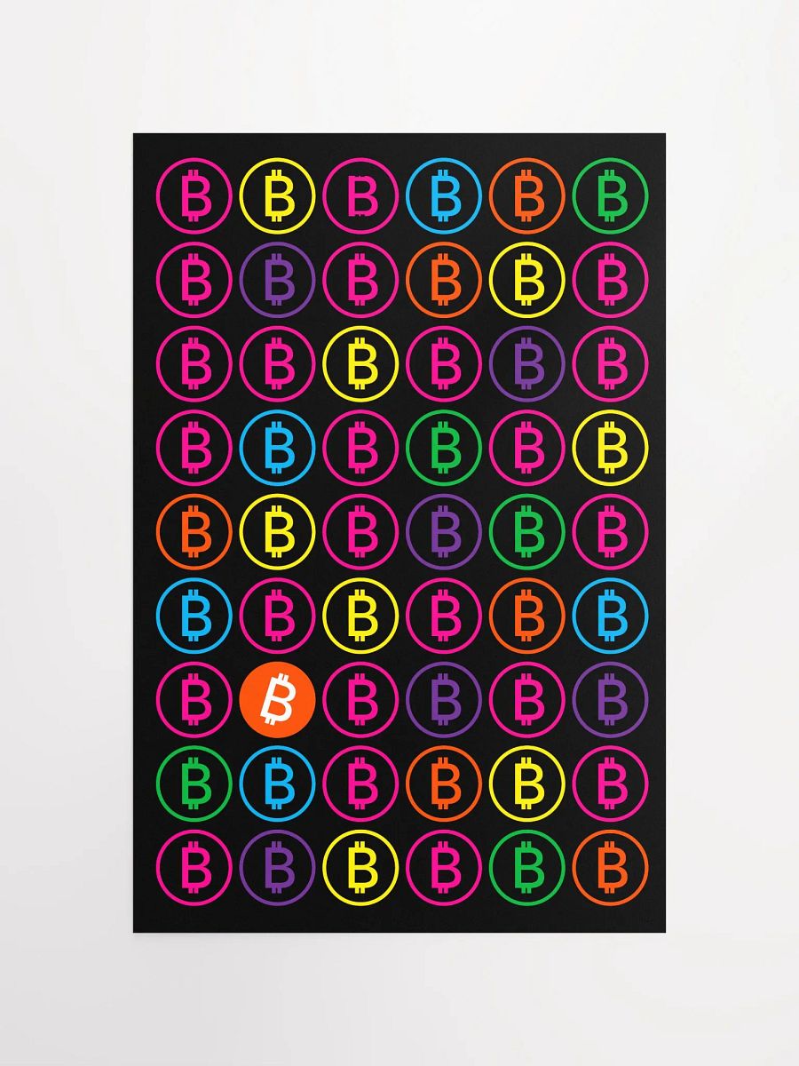 Bitcoin Cascade Poster product image (4)