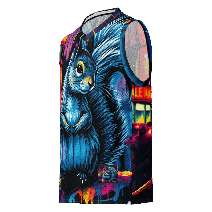 Neon Squirrel Jersey style tank top product image (1)