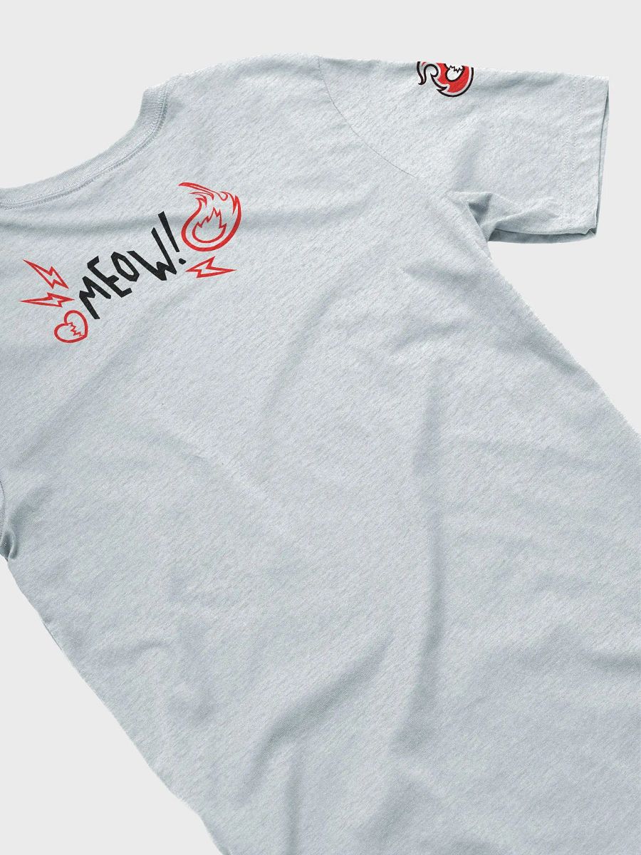 Heartbreaker Virtual Meow // T-Shirt - Black and Red - Light Mode product image (4)
