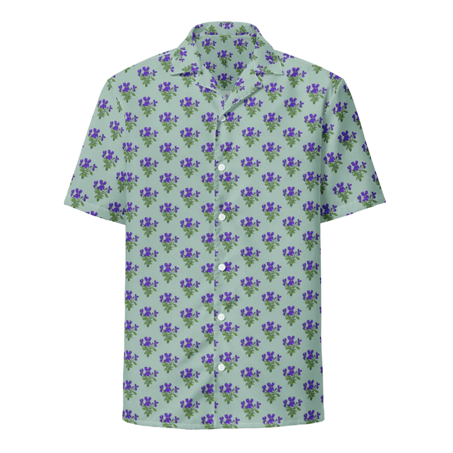 Violet Print Floral Shirt product image (5)