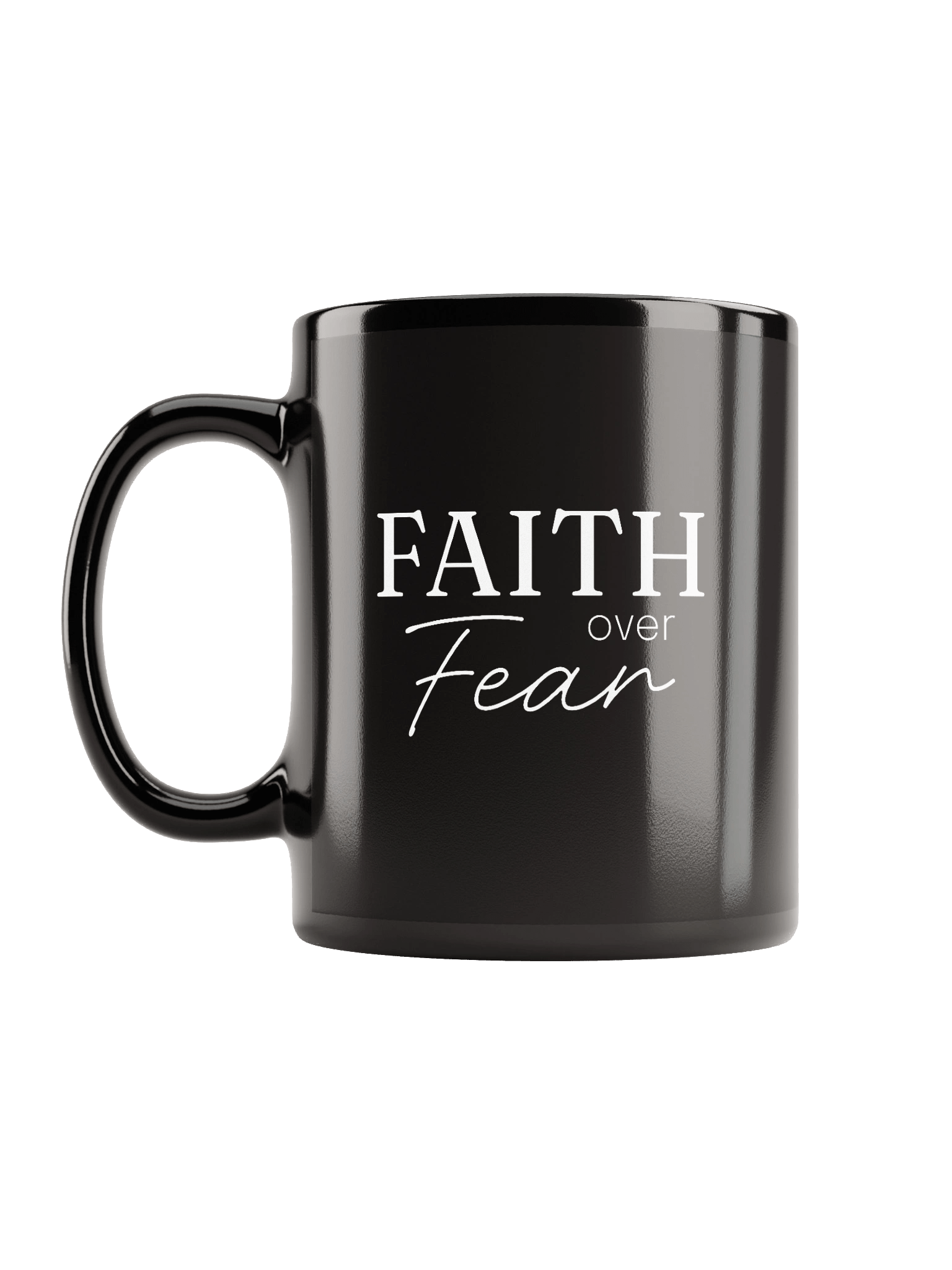 "Faith over Fear" Monochrome Mug product image (11)