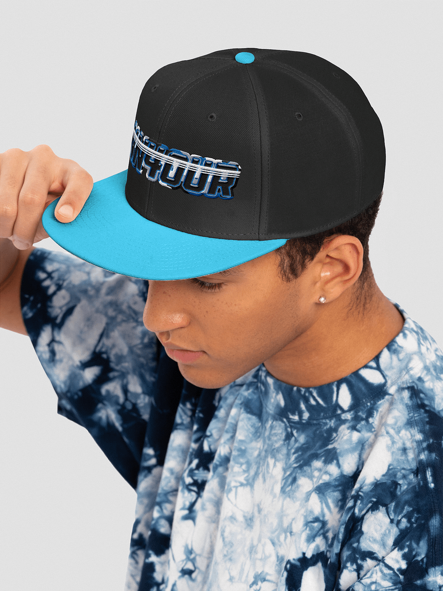 TENN4OUR Camo Blue (Embroidered) Snapback Cap product image (26)