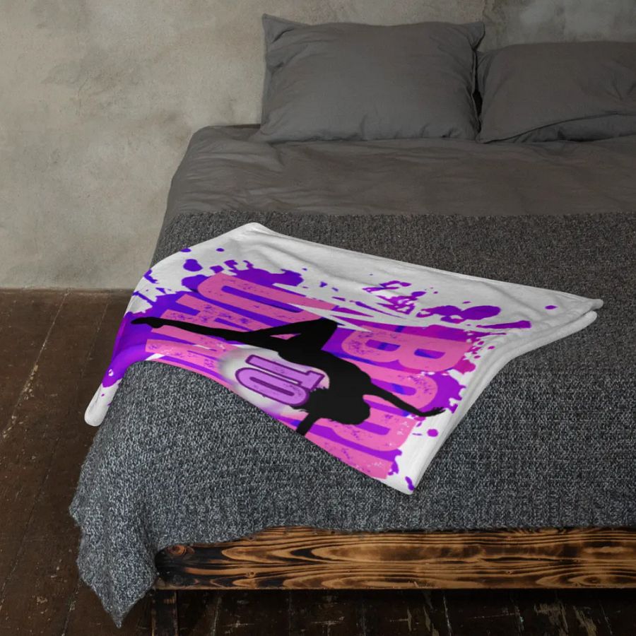 Born to Dance Her Silhouette Throw Blanket product image (23)