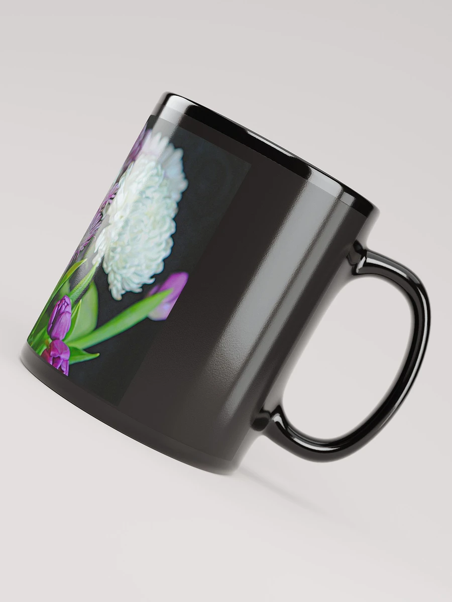 Flowers 202 Black Coffee Mug product image (5)
