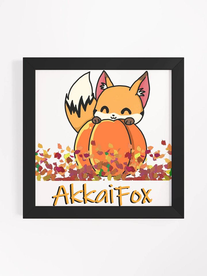 Fall - Framed Pumpkin Poster product image (1)