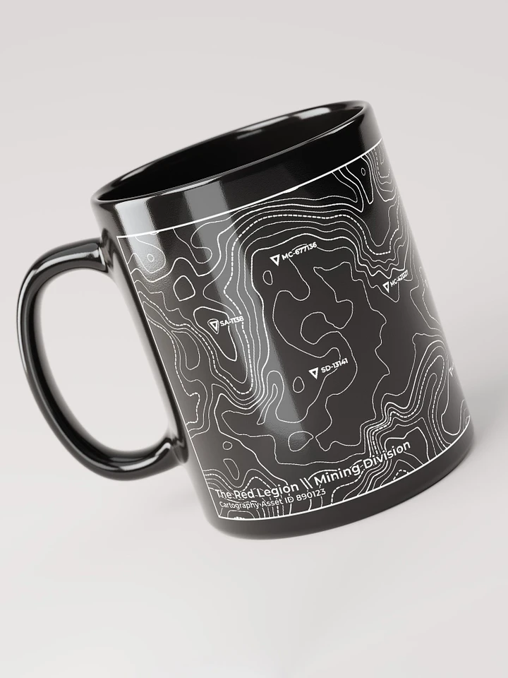 Topographic Mug - Black product image (1)