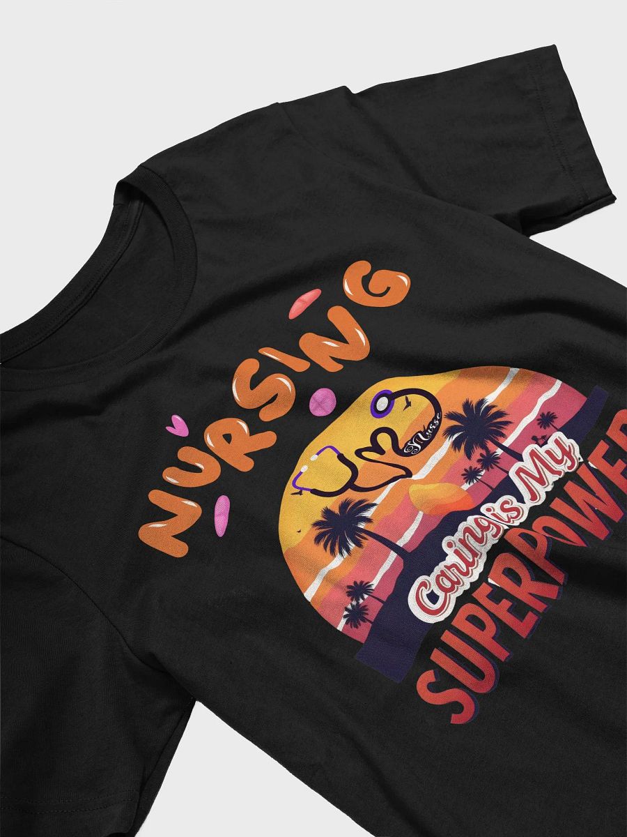 Caring is My Superpower Sunset T-Shirt product image (32)