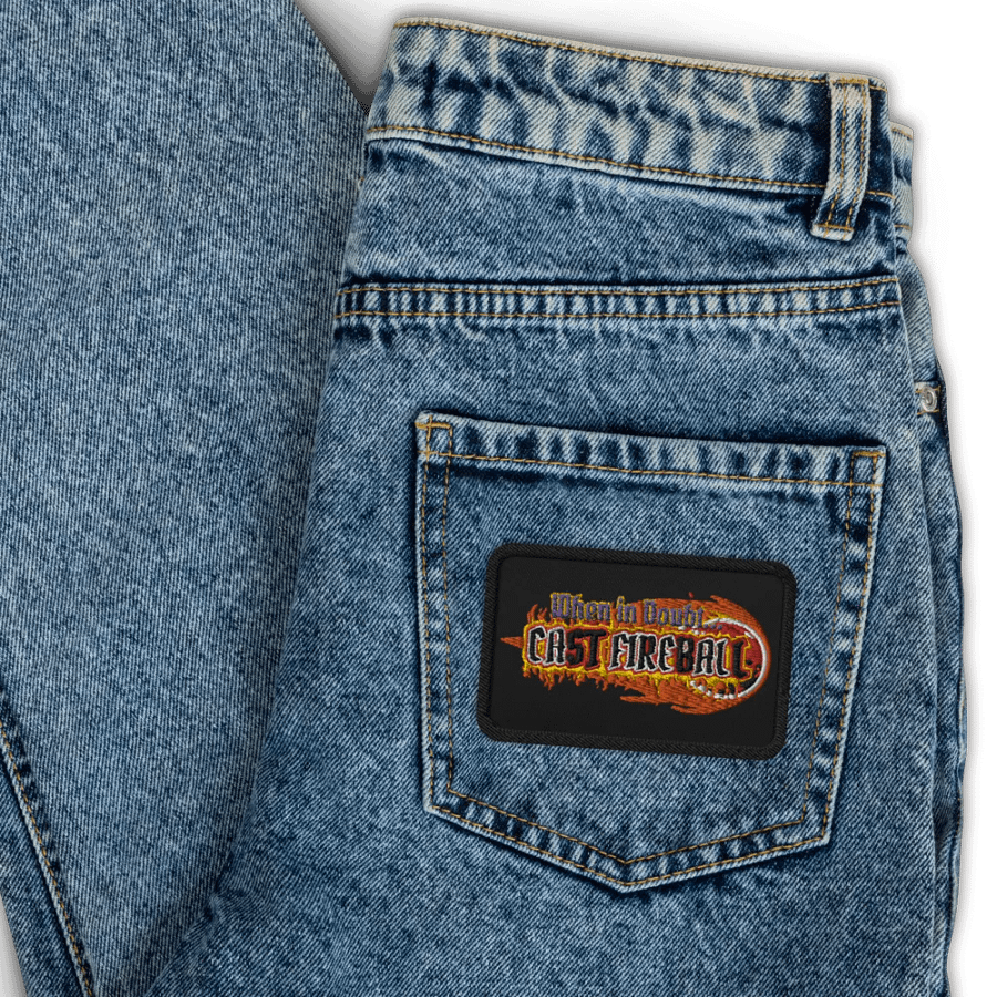 When in Doubt CAST FIREBALL Patch product image (3)