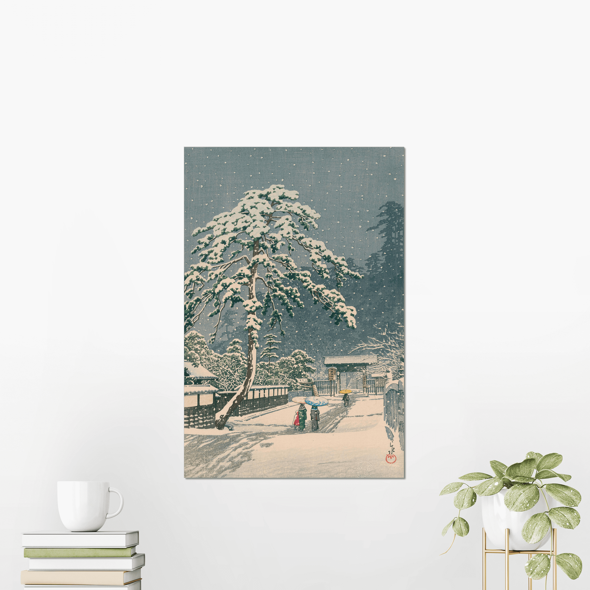 Hommonji Temple in Snow - Kawase Hasui product image (2)