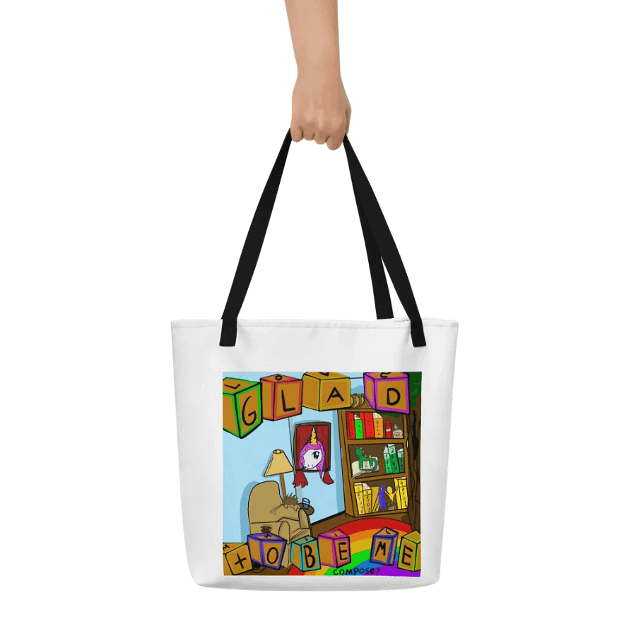 Glad To Be Me tote bag product image (5)