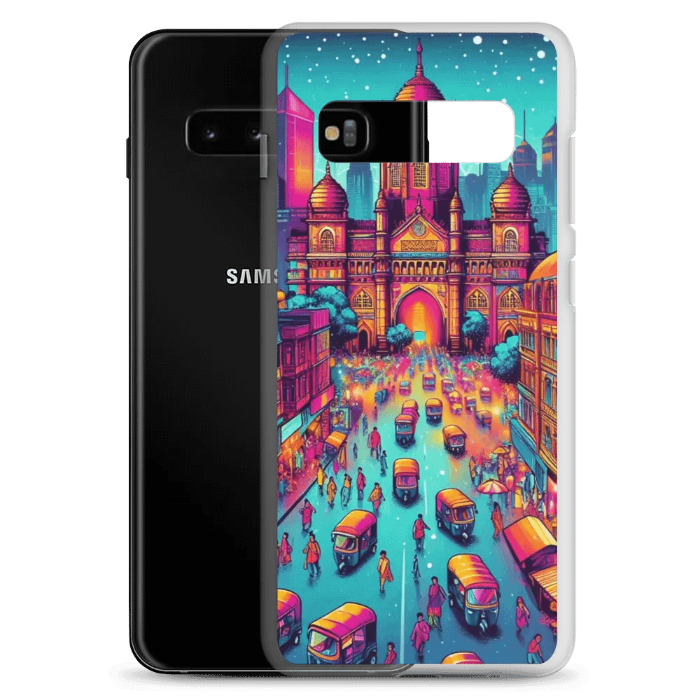 Urban Splendor Samsung® Case | AI Design Mumbai city India product image (9)