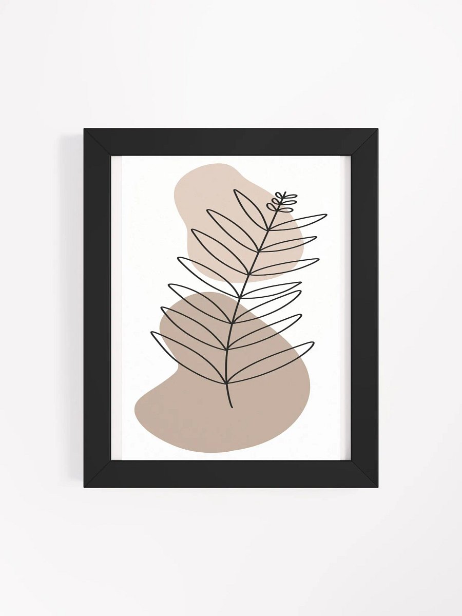 Modern Botanical Branch Framed Poster product image (31)