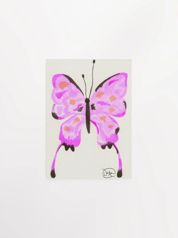 Sunset Butterfly Watercolour Print product image (1)