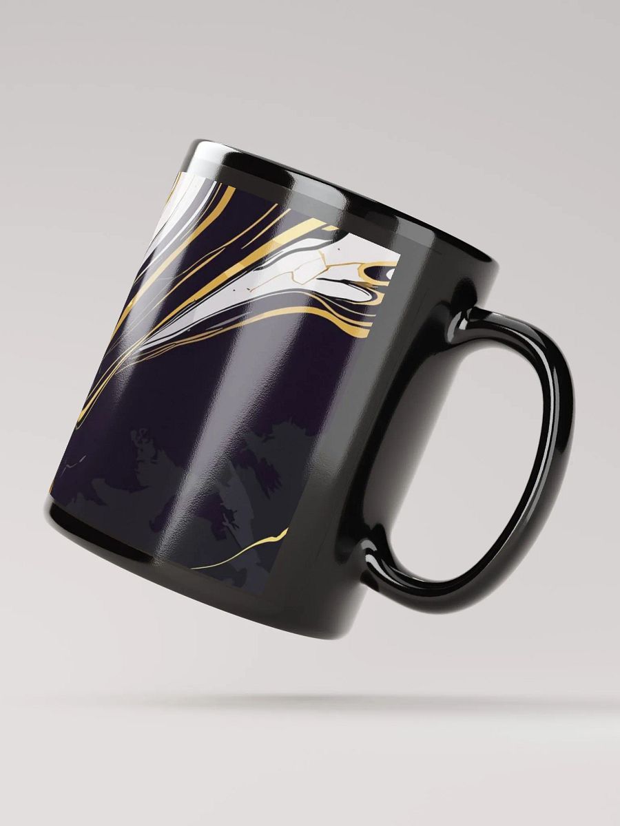 Elegant Flow Black Marble Mug product image (4)