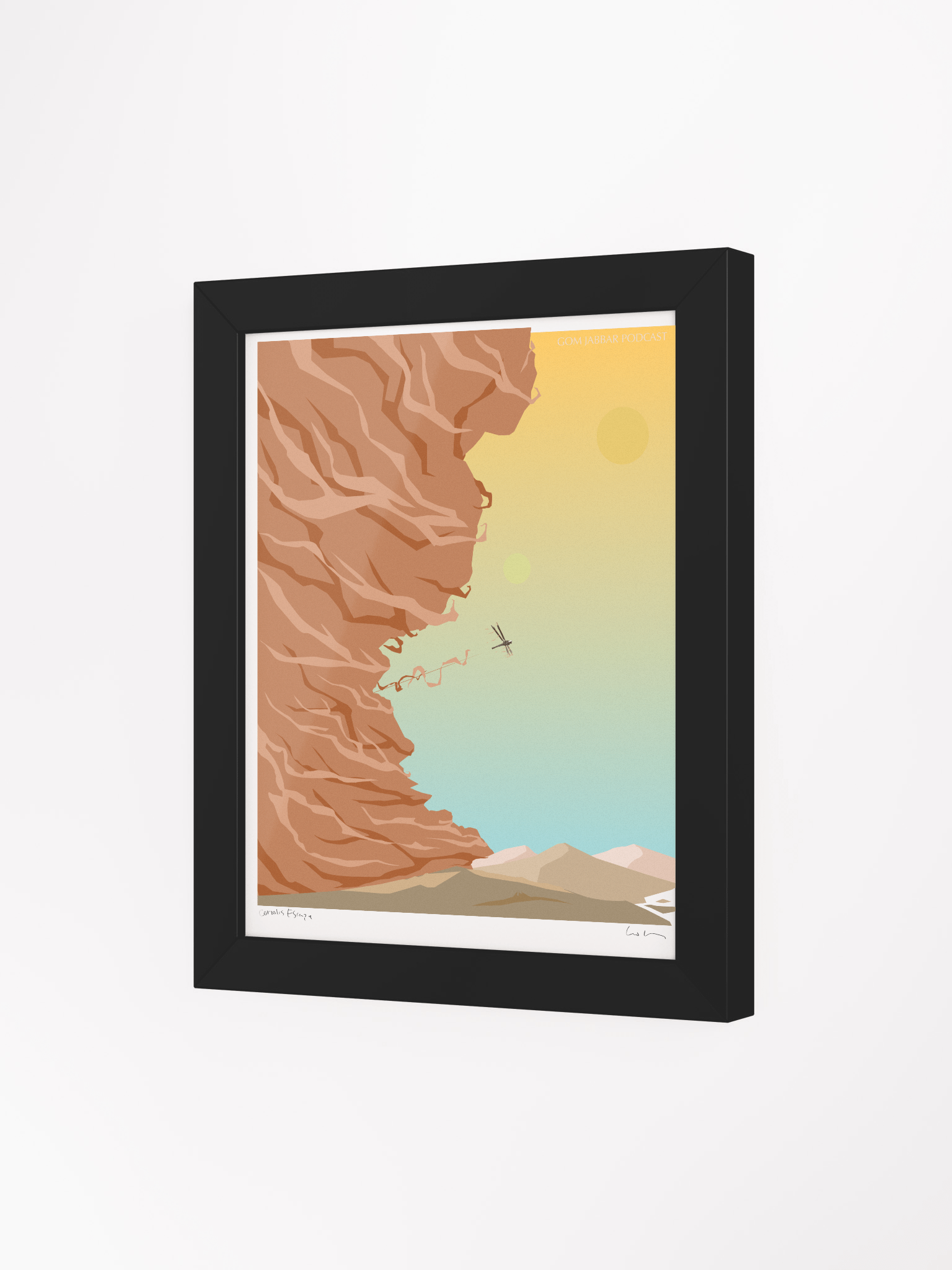 Framed Coriolis Escape Art Print product image (4)