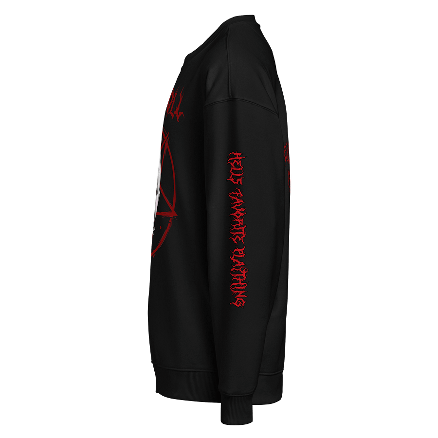 EVIL DOLL UNISEX OVERSIZED SWEATSHIRT product image (3)