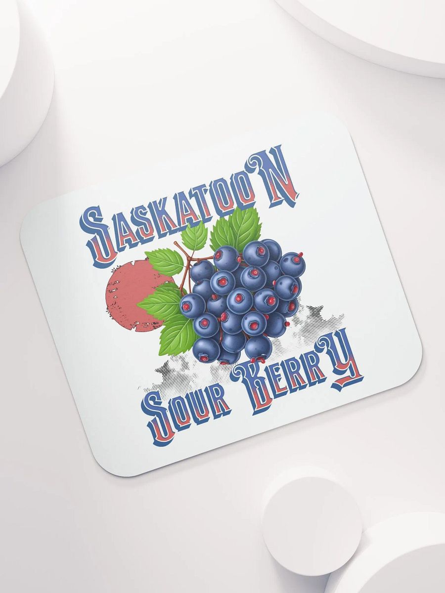 Saskatoon Sour Berry Mouse Pad product image (1)