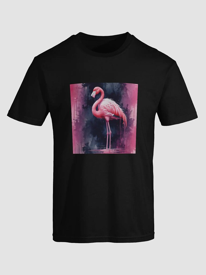 Grunge Flamingo Cotton T-Shirt product image (8)