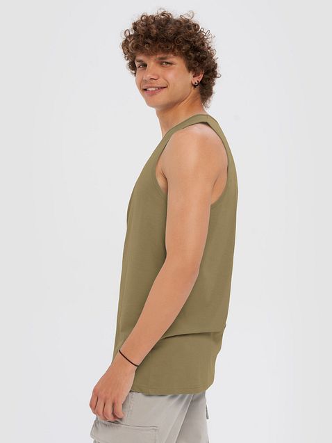 Photo showing Cotton Heritage Men's Premium Tank Top