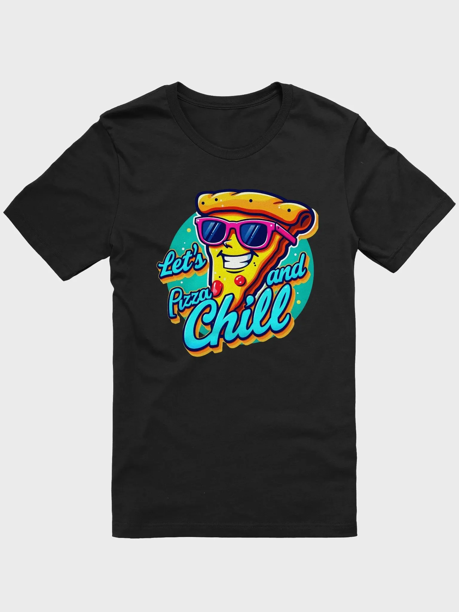 Pizza and Chill Vibes T-Shirt Bella+Canvas (Adult Unisex) product image (2)