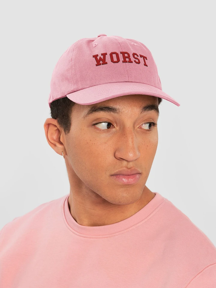 WORST embroidered dad hat product image (10)
