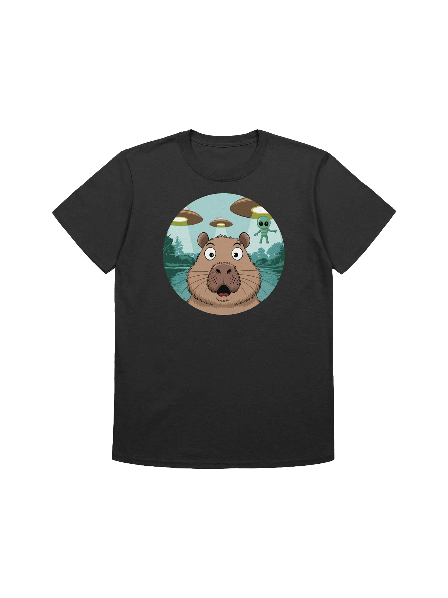 Capybara Extraterrestrial Encounter Unisex T-Shirt product image (4)