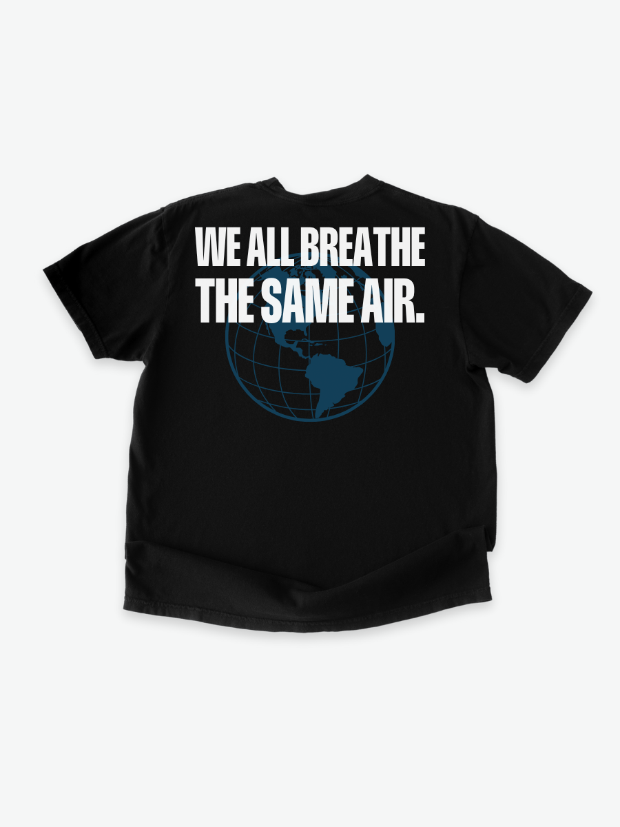 Blue Door WE ALL BREATHE THE SAME AIR Tee Shirt - Blue Door Life Philosophy Collection - Soft-Washed Garment-Dyed Fabric - San Diego Made product image (1)